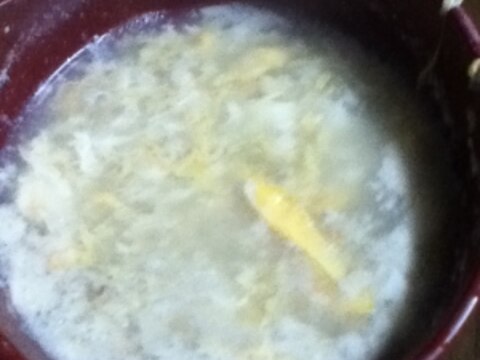 豆乳de卵スープ